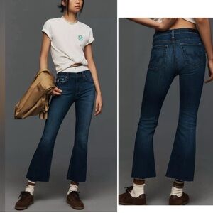 BOGO! Ag Adriano Goldschmied Farrah Boot Crop High Rise Fit Empire Blue Size 31